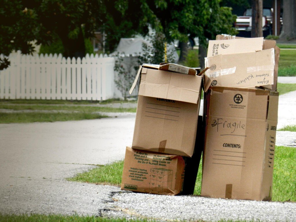 packing boxes property division